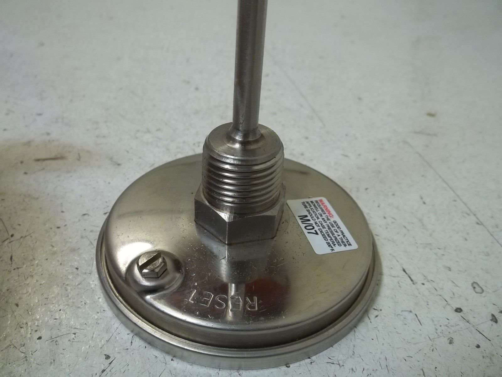 WEKSLER 3A0644DLX 3" BIMETAL THERMOMETER RANGE:-20/120C&0/250F NSMP