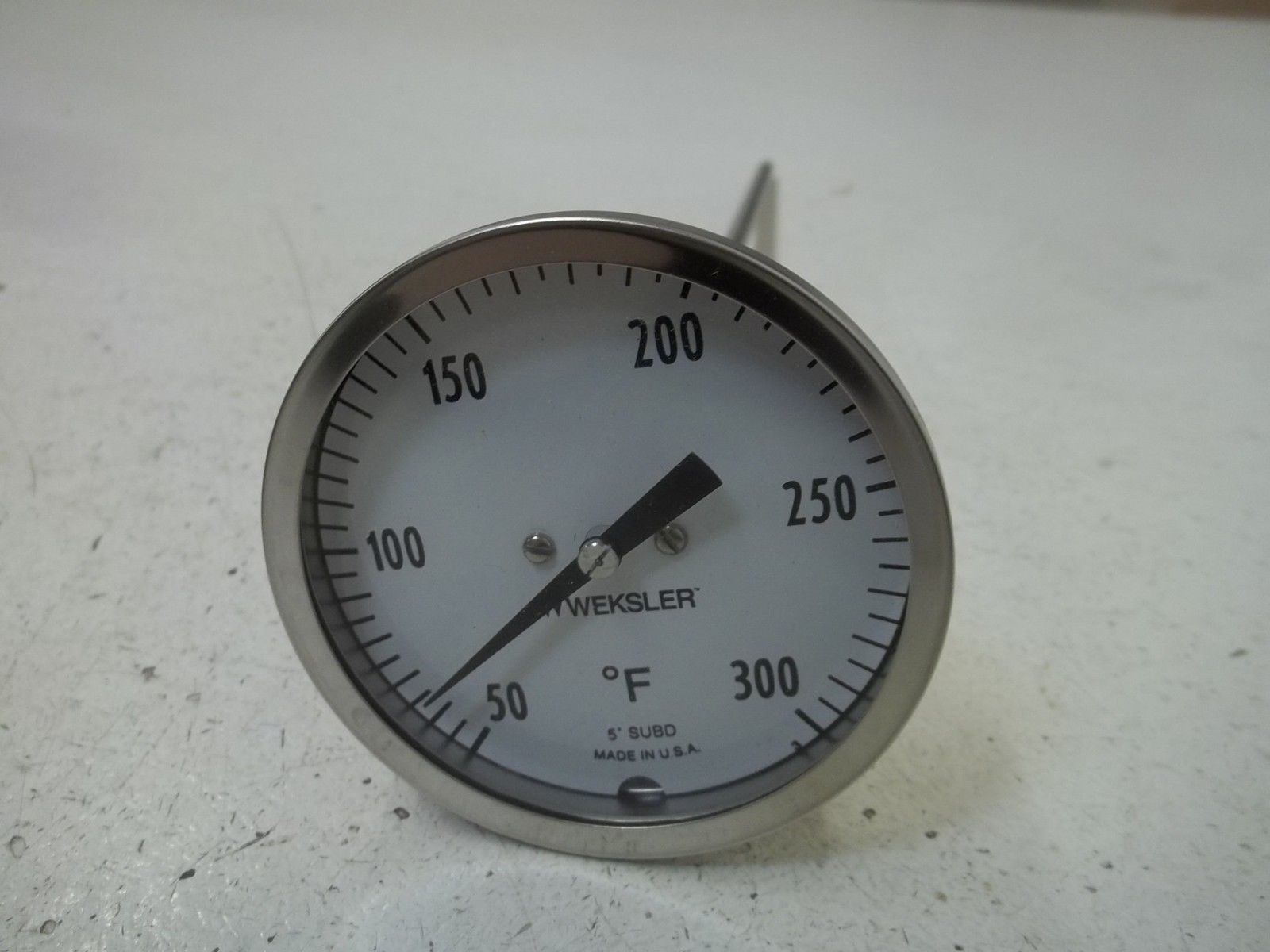 WEKSLER 3A1244FRX 3" BIMETAL THERMOMETER RANGE:50/300F NSMP