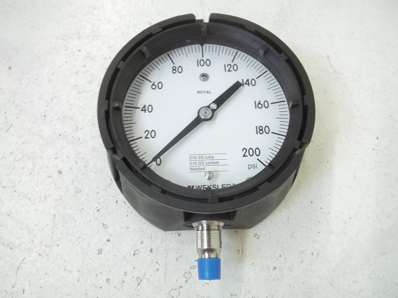 WEKSLER AA442PH4LW 4-1/2" ROYAL GAUGE RANGE:200# NSMP