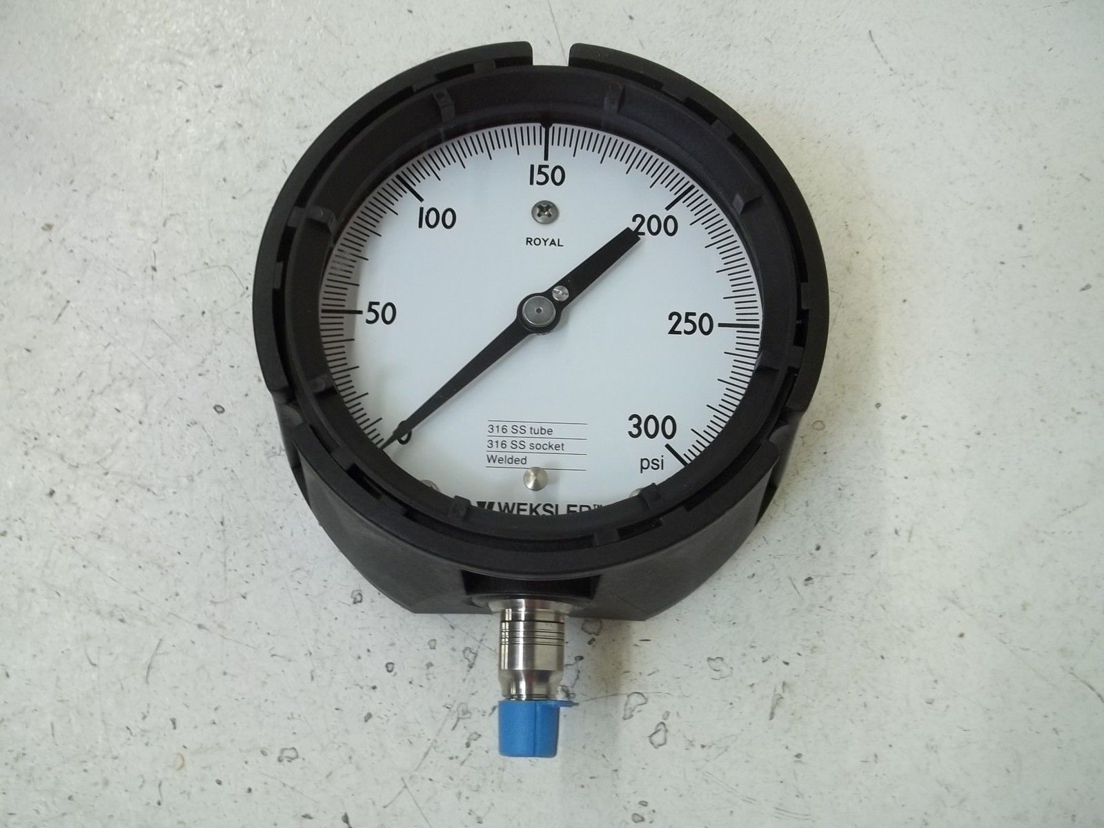 WEKSLER AA442PJ4LW 4-1/2" ROYAL GAUGE RANGE:300# NSMP
