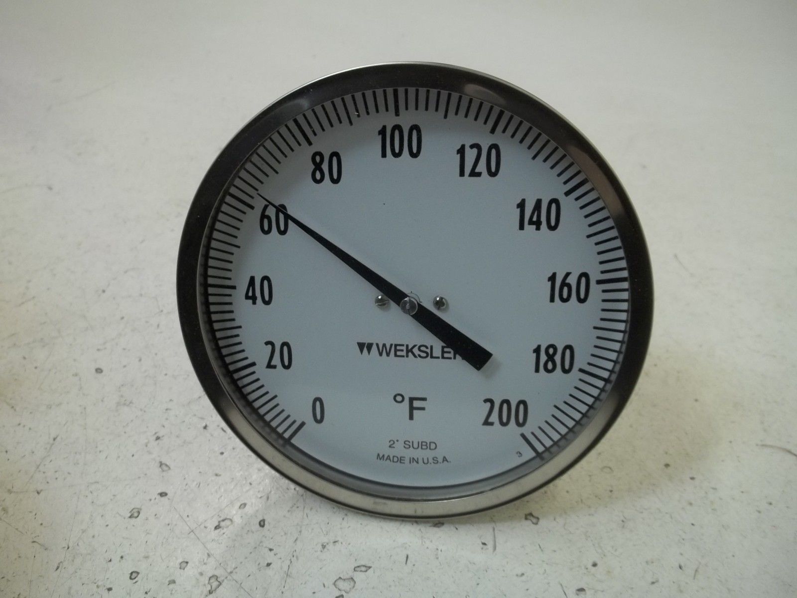 WEKSLER AF0244FJX 5" BIMETAL THERMOMETER RANGE:0/200F NSMP