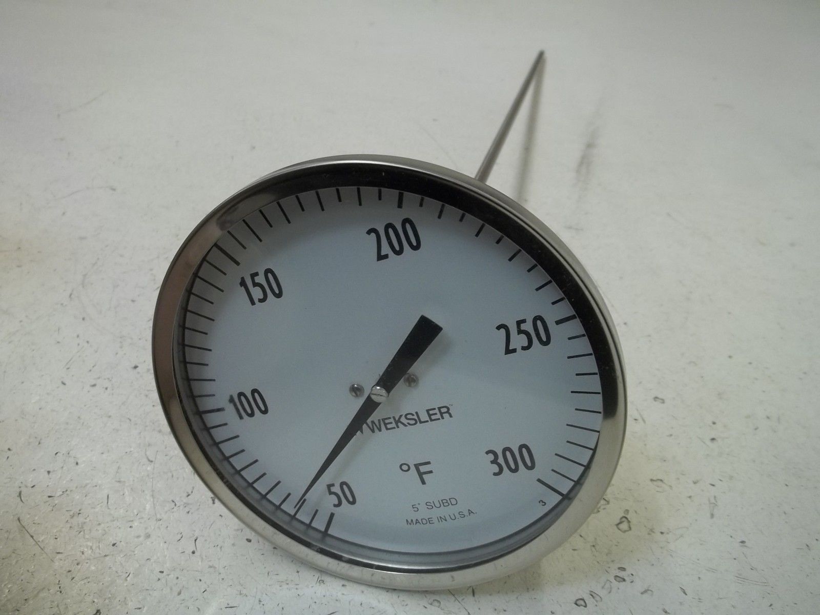 WEKSLER AF1844FRX 5" BIMETAL THERMOMETER RANGE:50/300F NSMP
