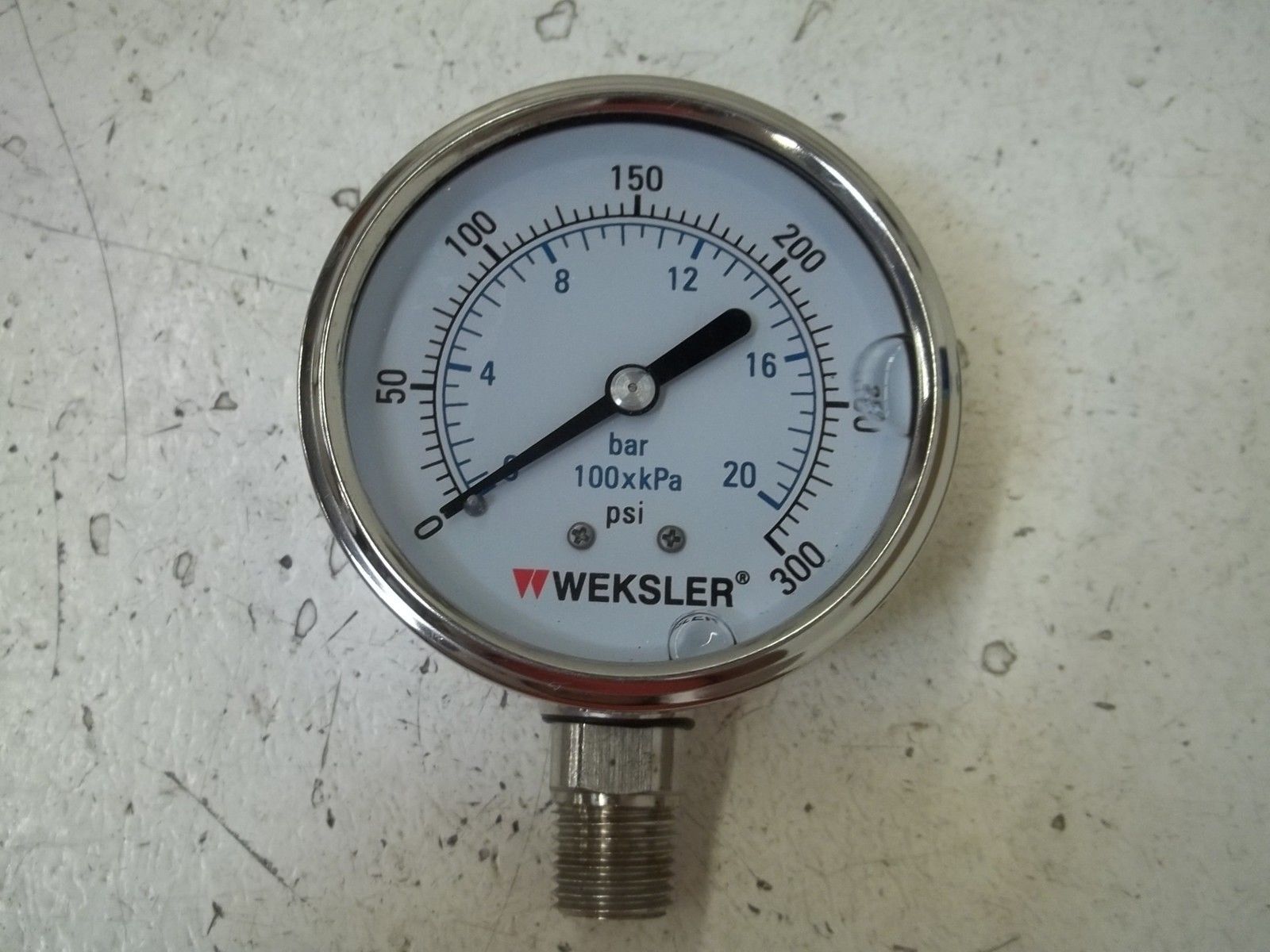 WEKSLER BY42YPJ4LW GAUGE 0-300 NSMP