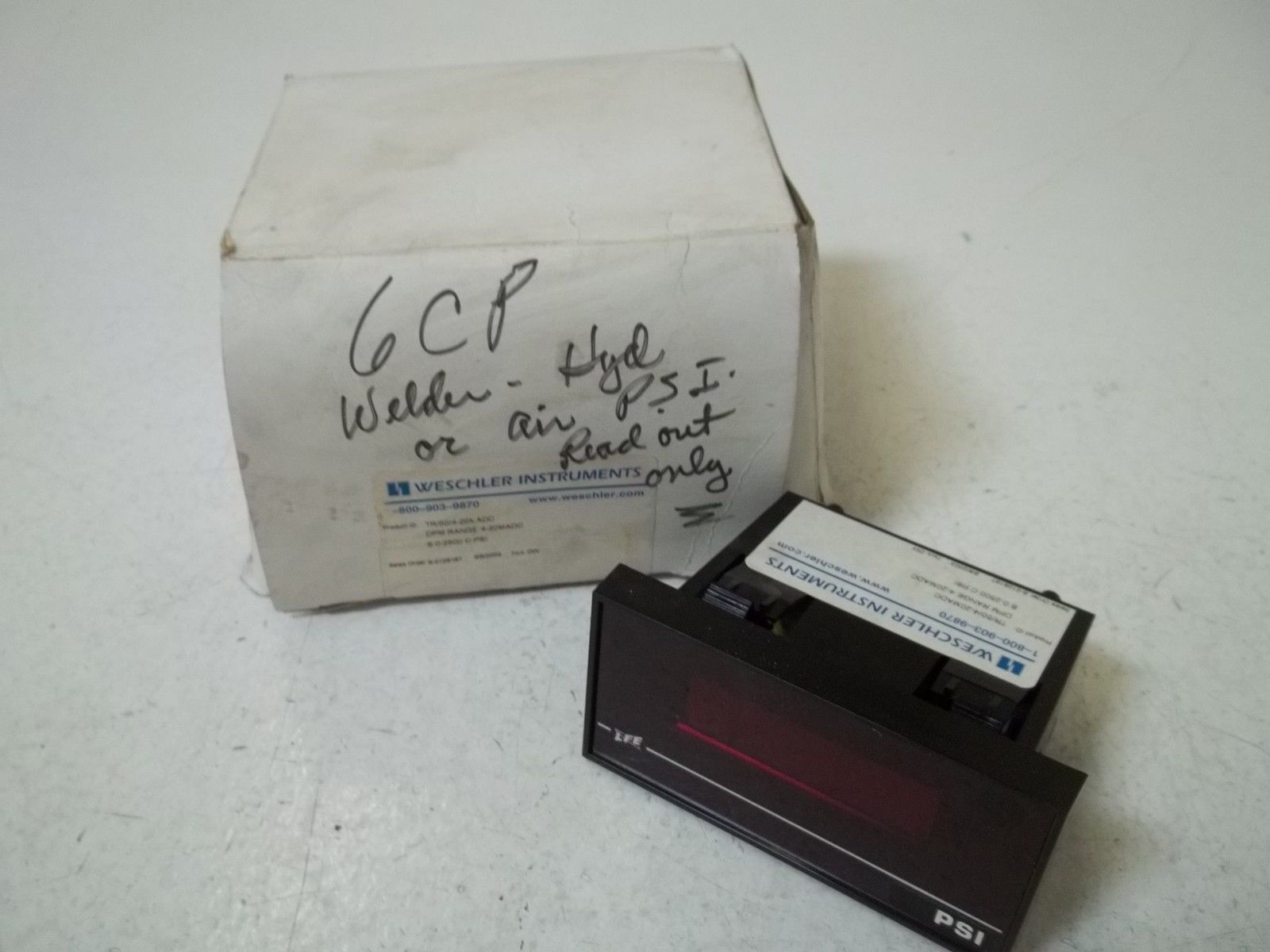 WESCHLER  INSTRUMENTS TR/50/4-20MADC 0-2500PSI UNMP