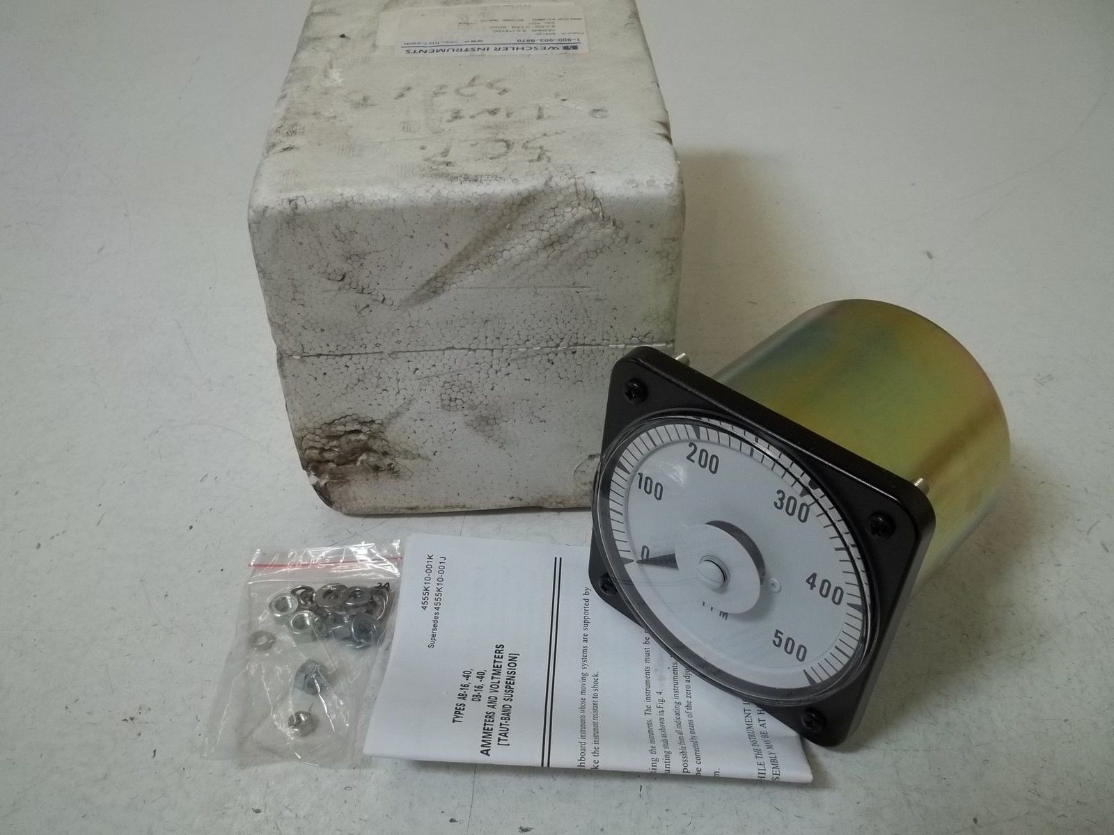 WESCHLER YE/DB40 PANEL METER 0-500 NSMP