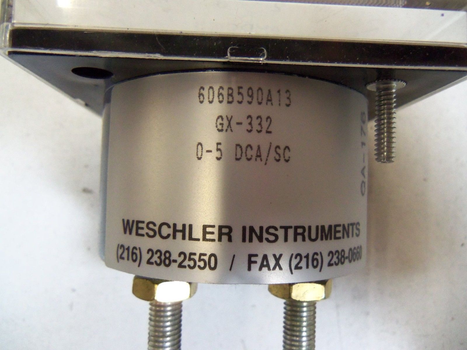 WESHLEN INSTRUMENTS 606B590A13 NSMP
