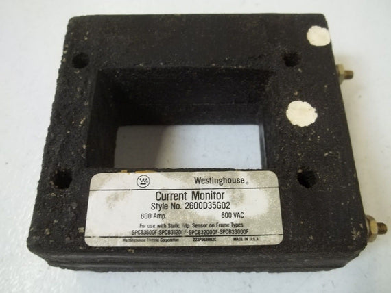 WESTINGHOUSE 2600D35G02 CURRENT MONITOR *USED*