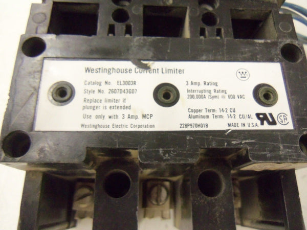 WESTINGHOUSE CIRCUIT BREAKER MCP0322S UNMP