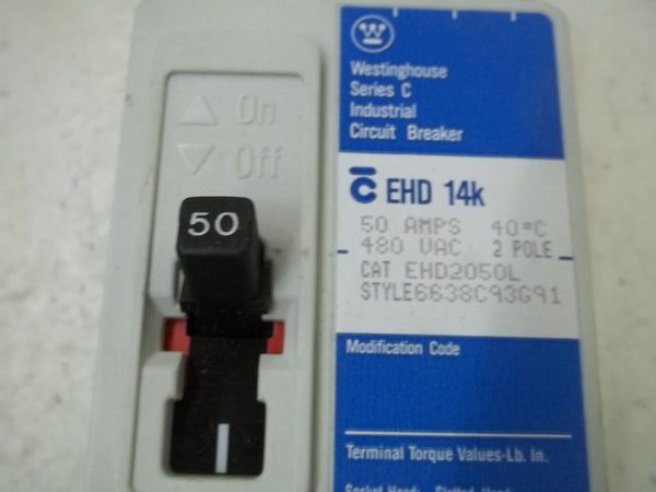 WESTINGHOUSE EHD2050L CIRCUIT BREAKER NSMP