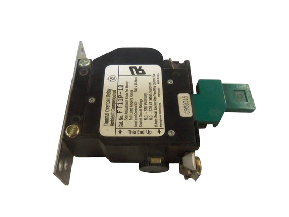 WESTINGHOUSE FT11P-12 THERMAL OVERLOAD RELAY UNMP