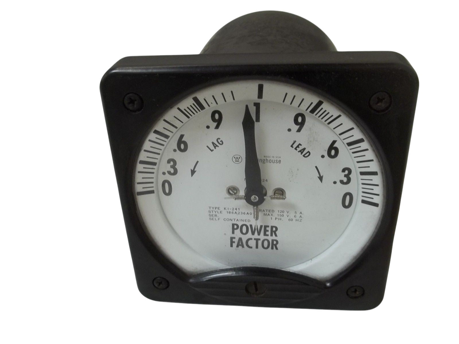 WESTINGHOUSE KI-241 POWER FACTOR 0-1-0 UNMP