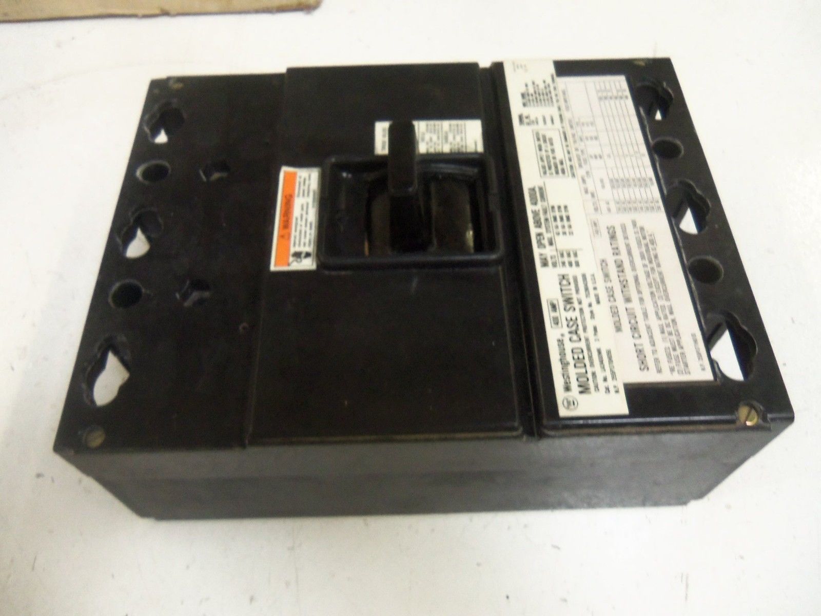 WESTINGHOUSE LA3400WK MOLDED CASE SWITCH 400A NSMP