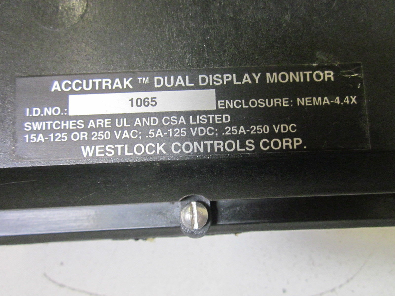 WESTLOCK CONTROLS 1065 UNMP