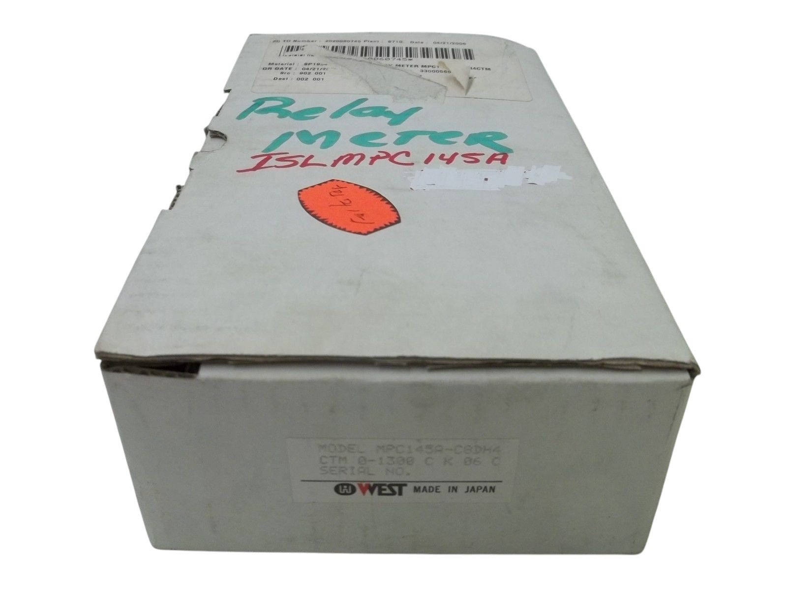 WEST MPC145A-C8DH4 TEMPERATURE CONTROLLER NSMP