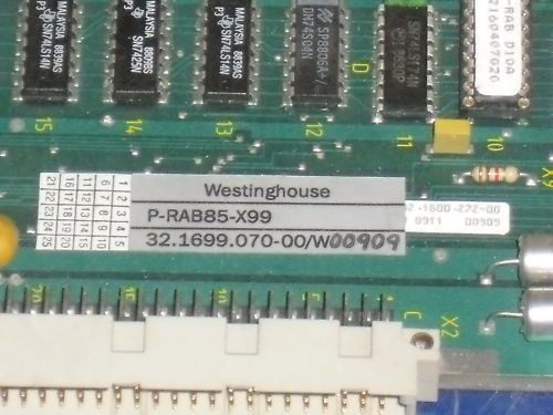 WETINGHOUSE P-RAB85-X99 NSNP