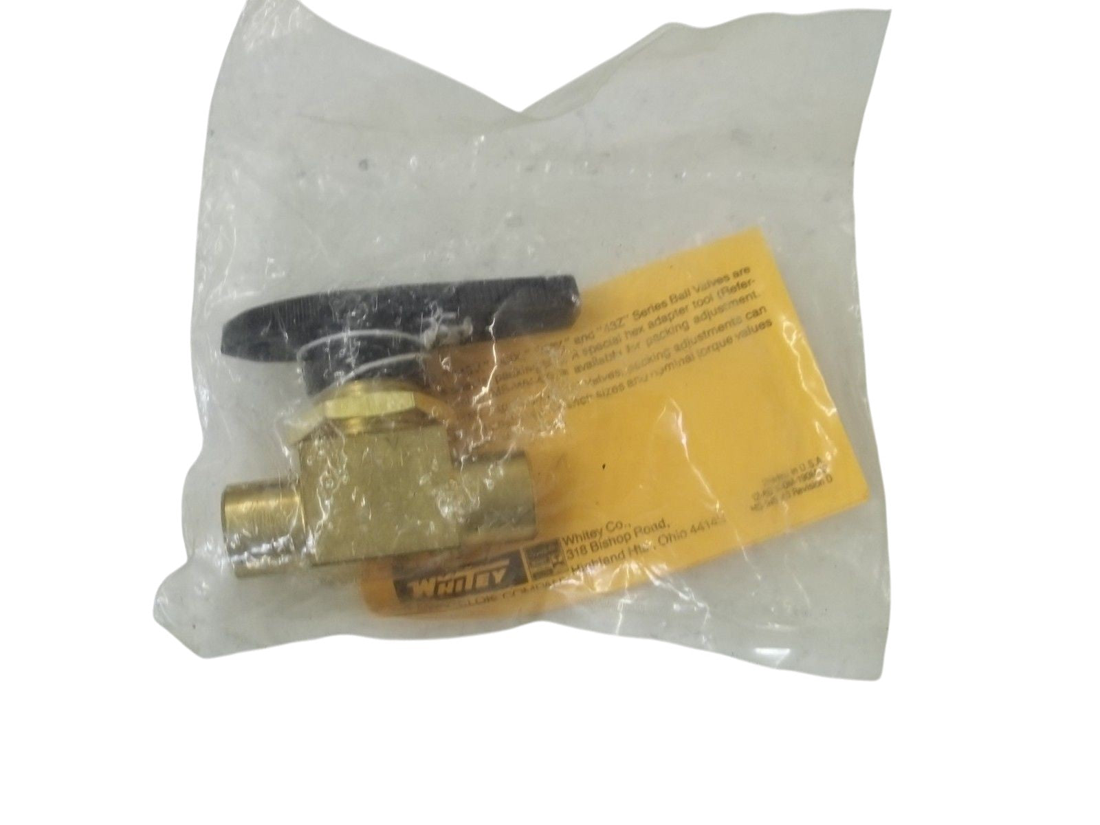 WHITEY B-43VF2 VALVE NSNP IN A  BAG