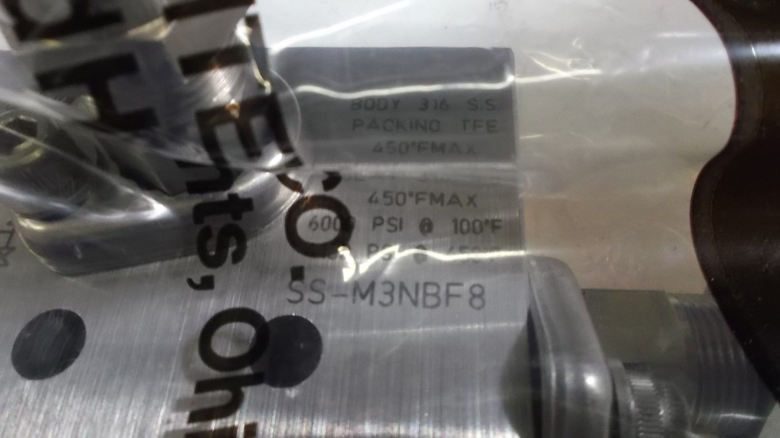 WHITEY VALVE SS-M3NBF8 NSMP