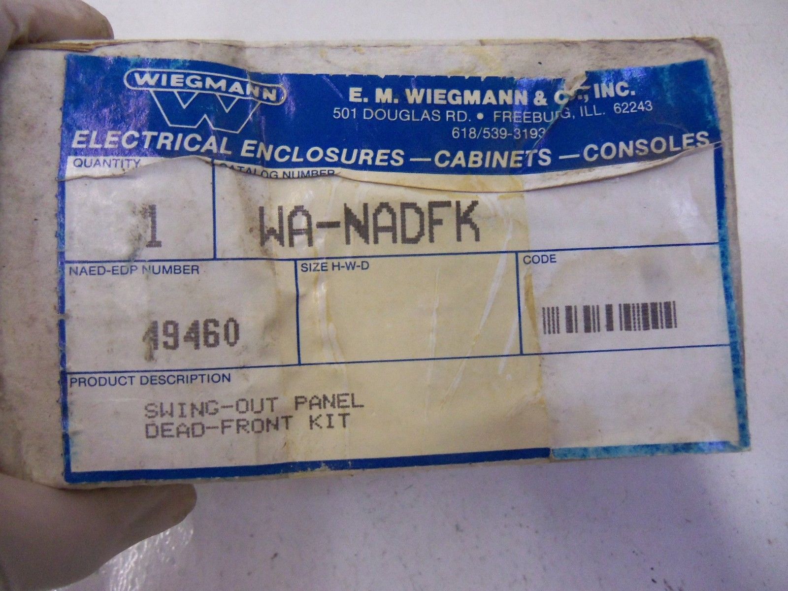 WIEGMANN WA-NADFK (AS PICTURED) NSMP