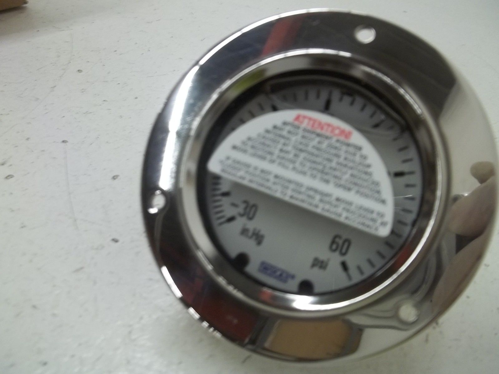 WIKA 50523678 PRESSURE GAUGE -30 - 60 PSI NSMP