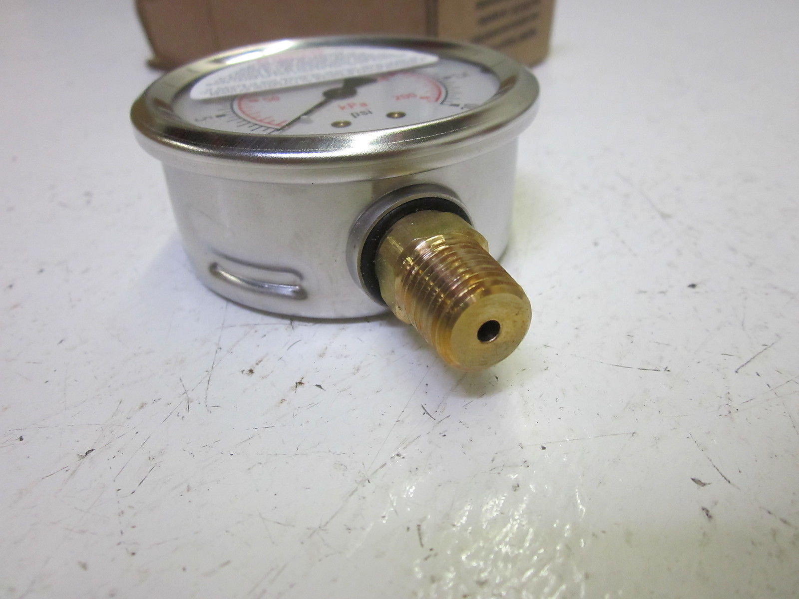 WIKA 8345317 GAUGE 30PSI 1/4" NSMP