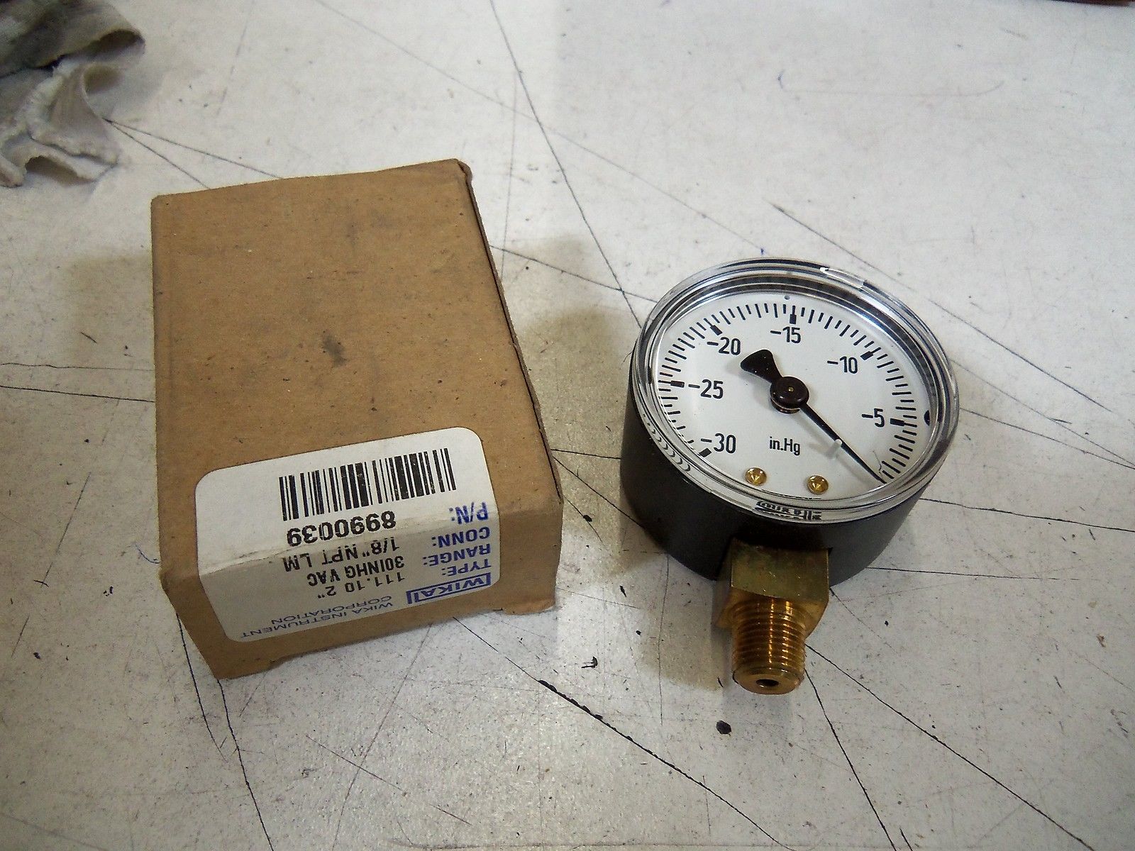 WIKA 8990039 COMMERCIAL GAUGE *NEW IN BOX*