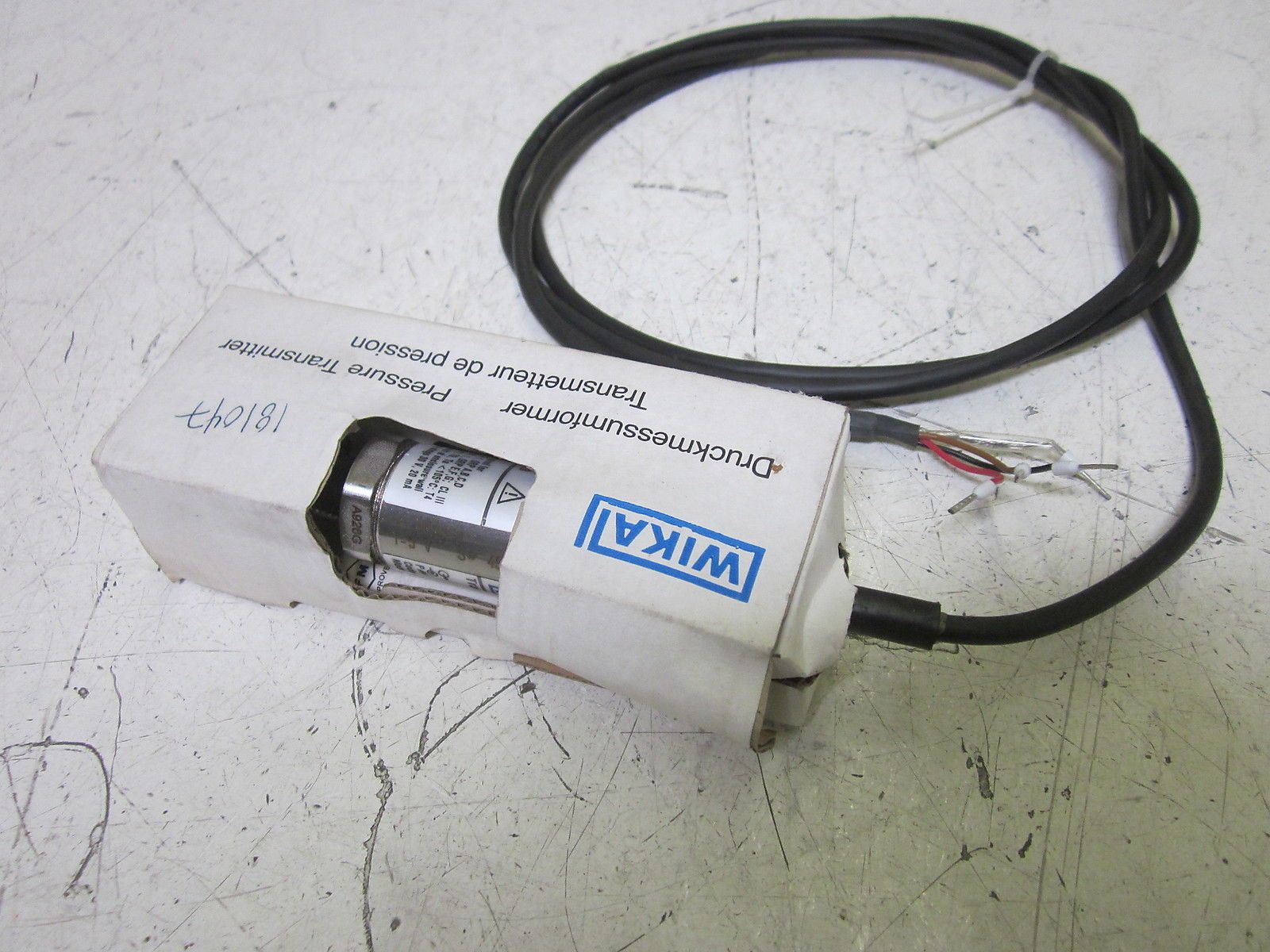 WIKA E-10-K-PBN-NB-ZG2X6H-ZZ PRESSURE TRANSMITTER 0-1000 PSI NSNP
