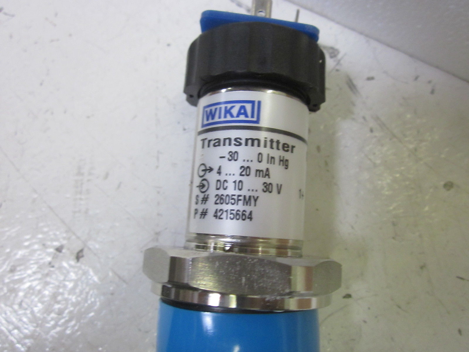 WIKA S-11 4215664 -30-0"Hg NSMP