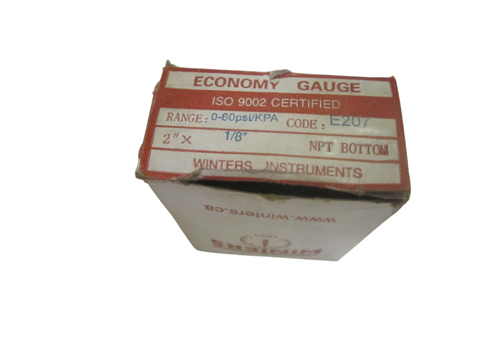 WINTERS E207 GAUGE 60PSI NSMP