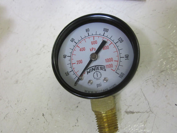 WINTERS PEM203 GAUGE 160PSI *NEW IN BOX*