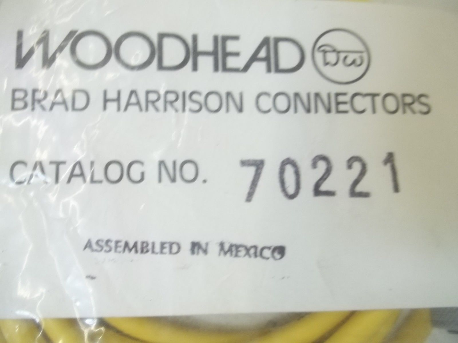WOODHEAD 70221 CONNECTOR NSMP