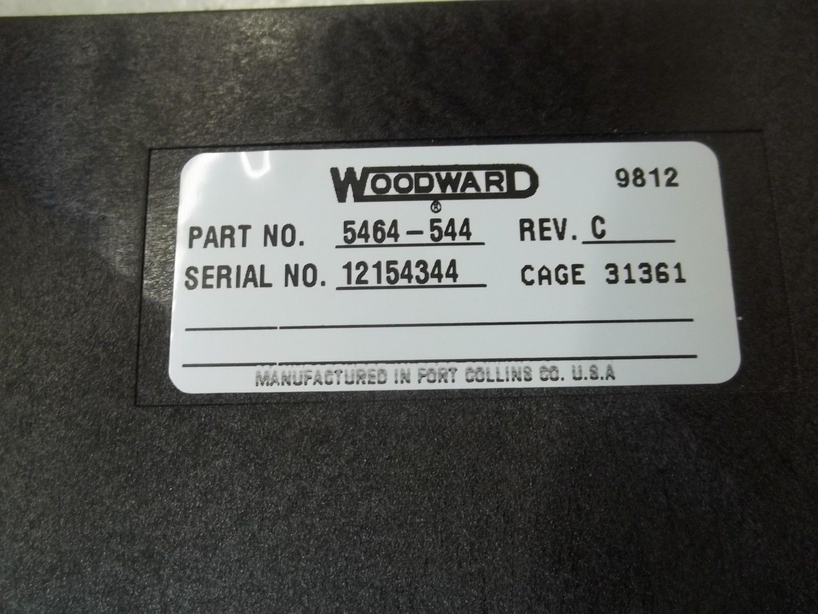 WOODWARD 5464-544 4-CHANNEL ACTUATOR CONTROL MODULE *NEW NO BOX*