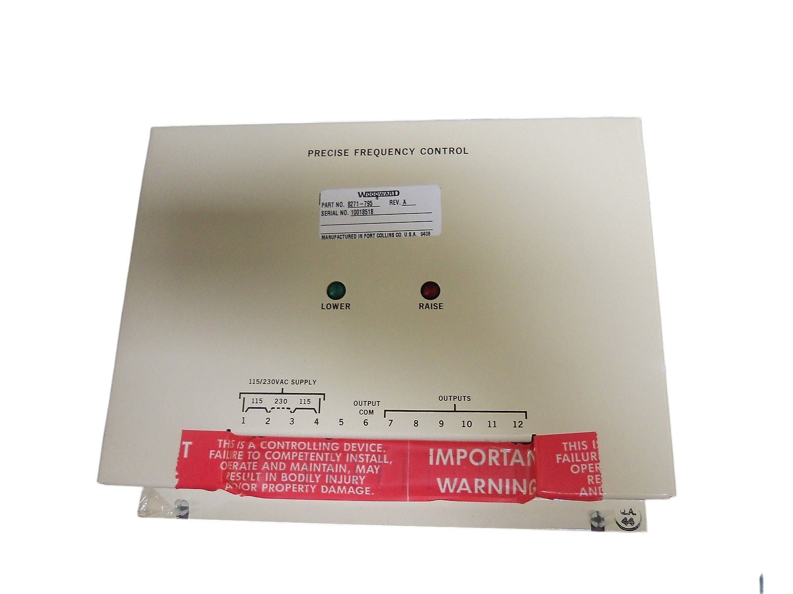 WOODWARD 8271-795 NSNP