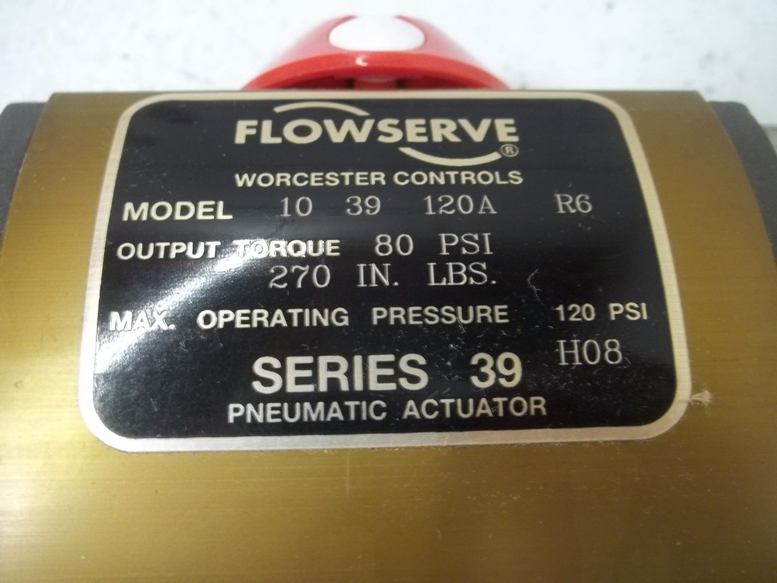WORCESTER CONTROLS 1039120AR6 ACTUATOR NSMP