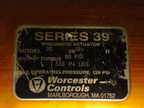 WORCESTER CONTROLS 2039  UNMP
