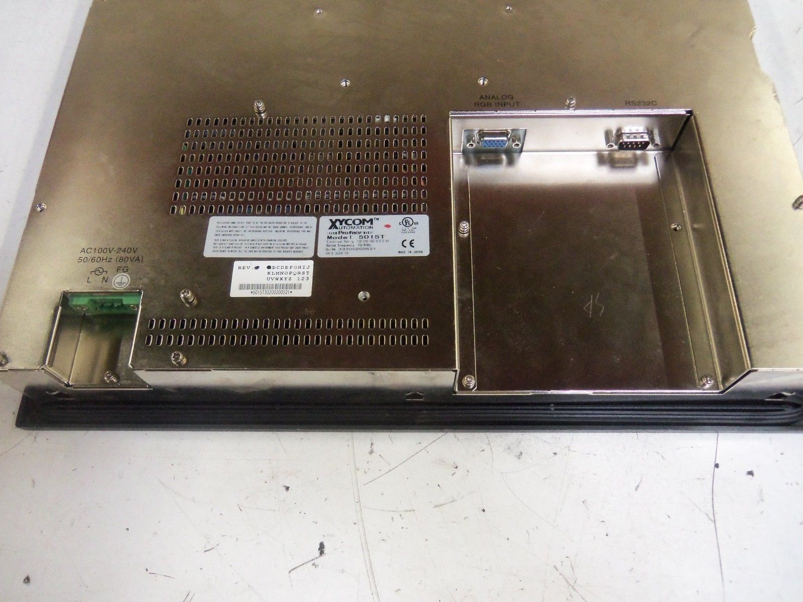 XYCOM AUTOMATION 5015T 15" UNMP