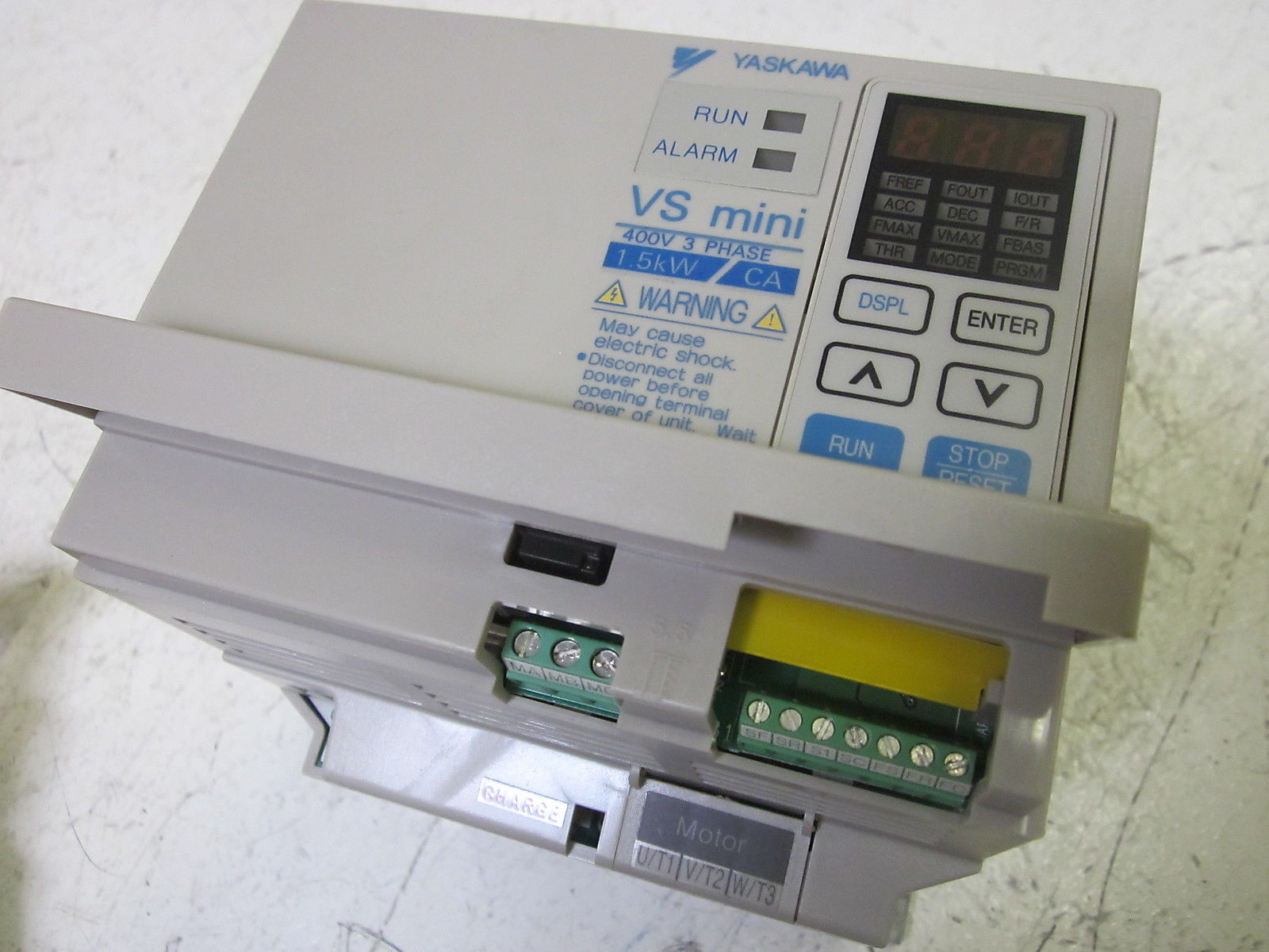 YOKAGAWA VS MINI CIMR-XCAC41P5 SPEC: 41P5 400V UNMP