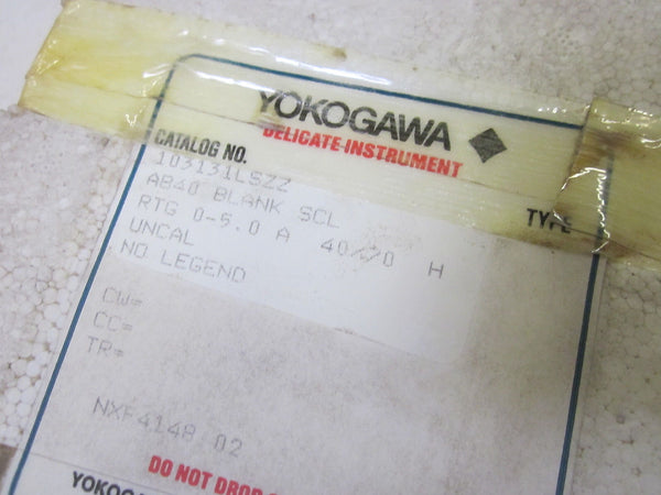 YOKOGAWA 103131LSZZ 0-200 AC AMPERES POWER METER  NSMP