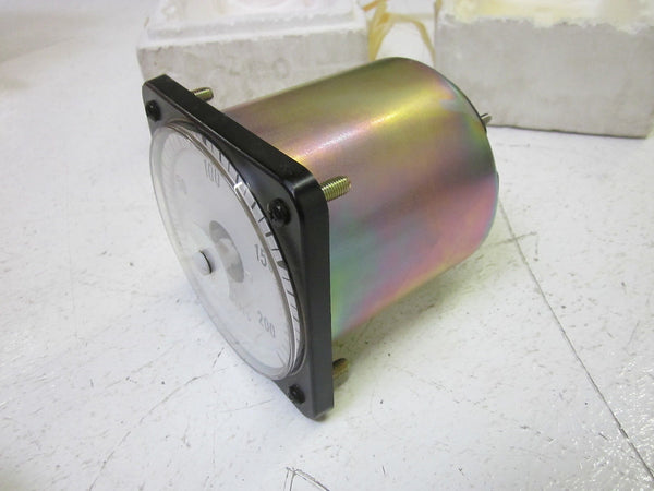 YOKOGAWA 103131LSZZ 0-200 AC AMPERES POWER METER  NSMP