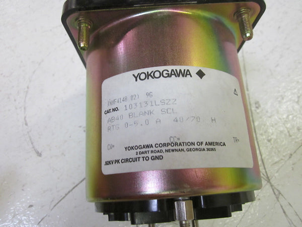 YOKOGAWA 103131LSZZ 0-200 AC AMPERES POWER METER  NSMP