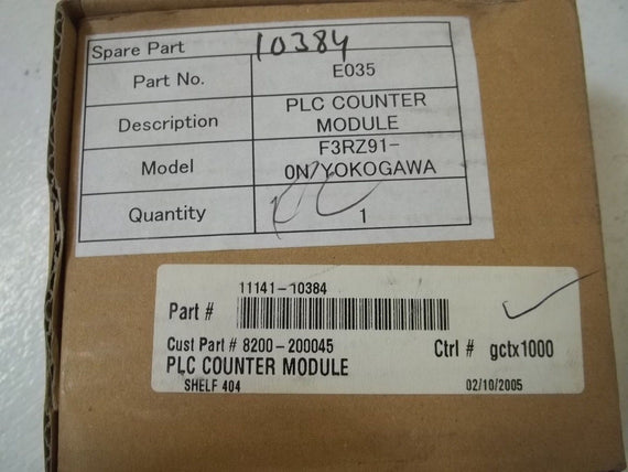 YOKOGAWA F3RZ91-0N PLC COUNTER MODULE *NEW IN BOX*