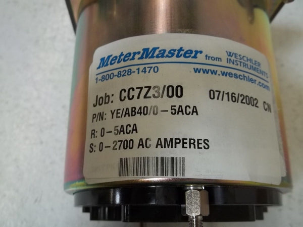 YOKOGAWA YE/AB40/0-5ACA PANEL METER 0-2700 NSMP