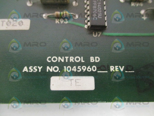 FINCOR 1045960-01 CONTROL BOARD *NEW NO BOX*