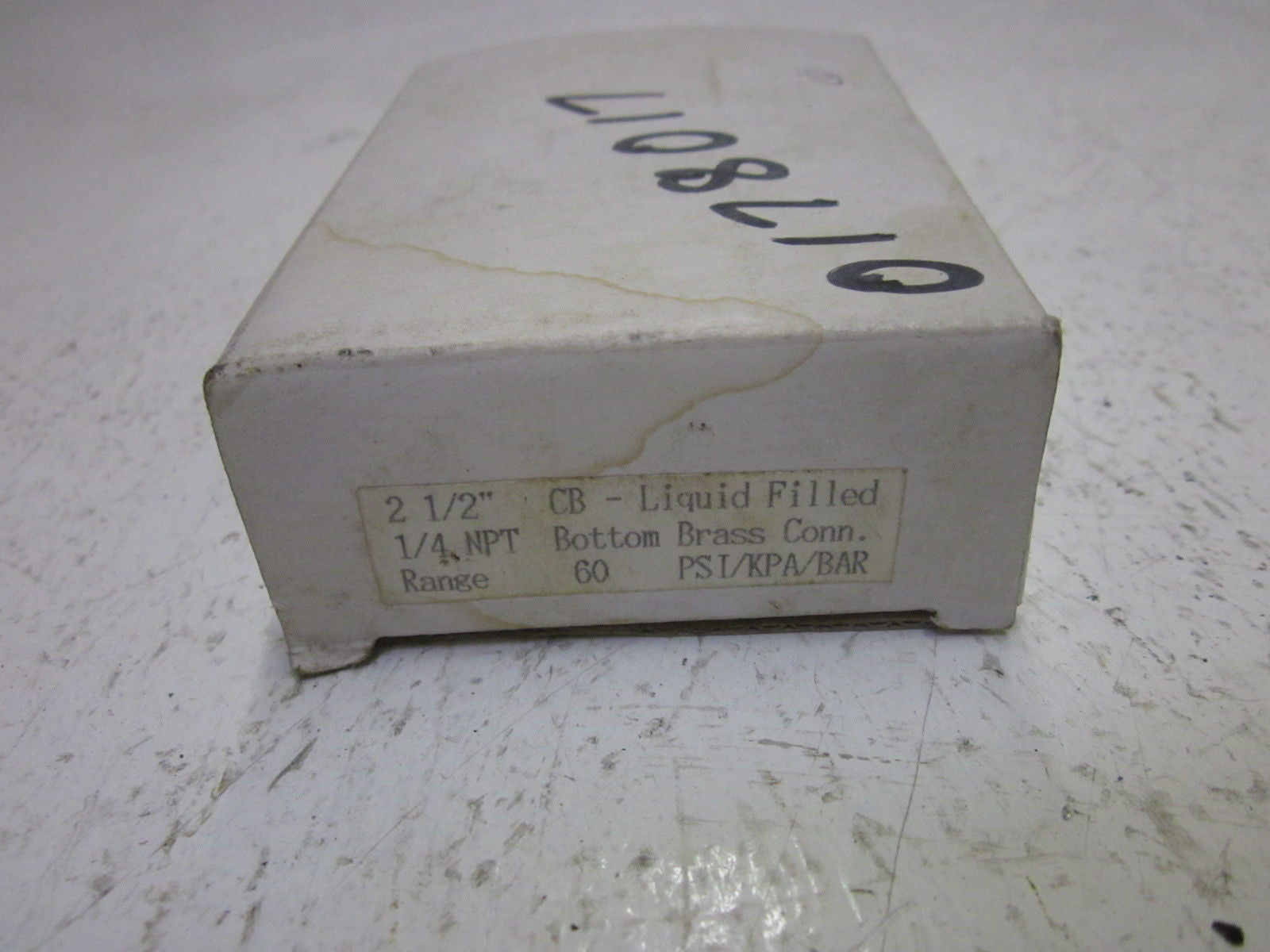 2 1/2" 1/4 NPT 60 PSI *NEW IN BOX*