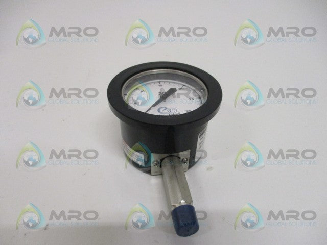 3D INSTRUMENTS 25502-21B11 PRESSURE GAUGE 0-30 PSIG *NEW IN BOX*