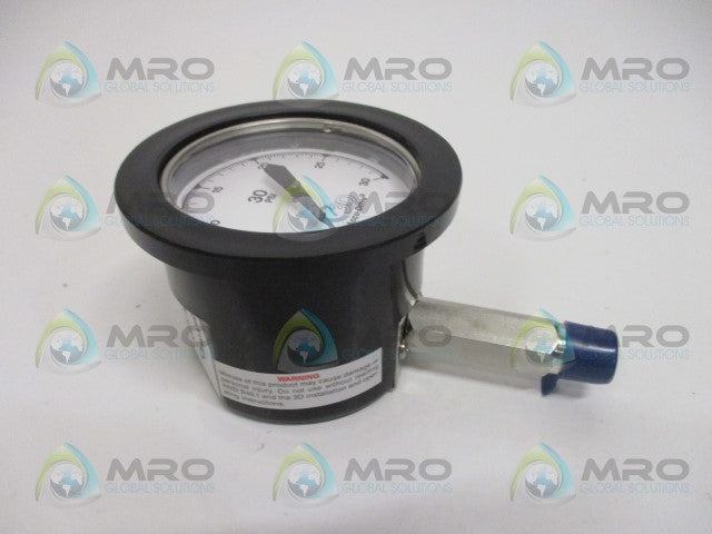 3D INSTRUMENTS 25502-21B11 PRESSURE GAUGE 0-30 PSIG *NEW IN BOX*