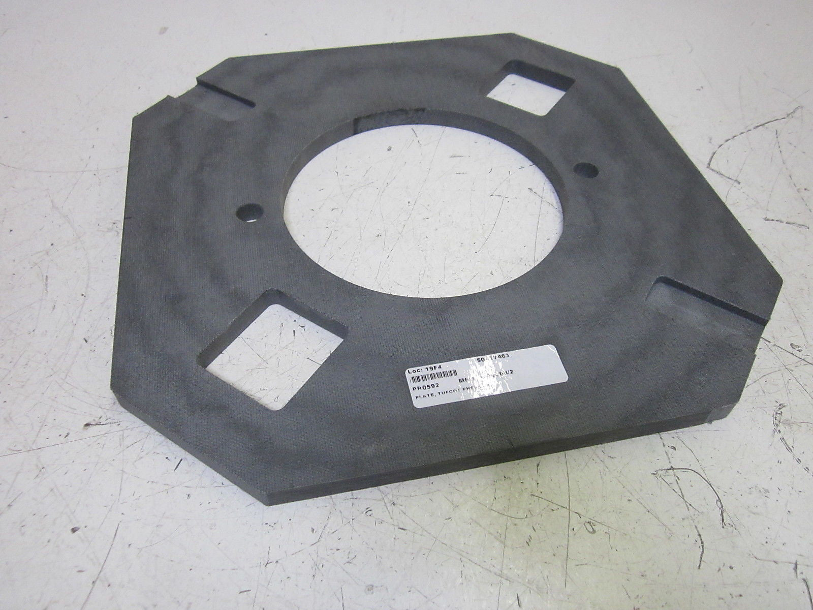 4-36908/2 PLATE, TUFCOT PHENOLIC *NEW NO BOX*
