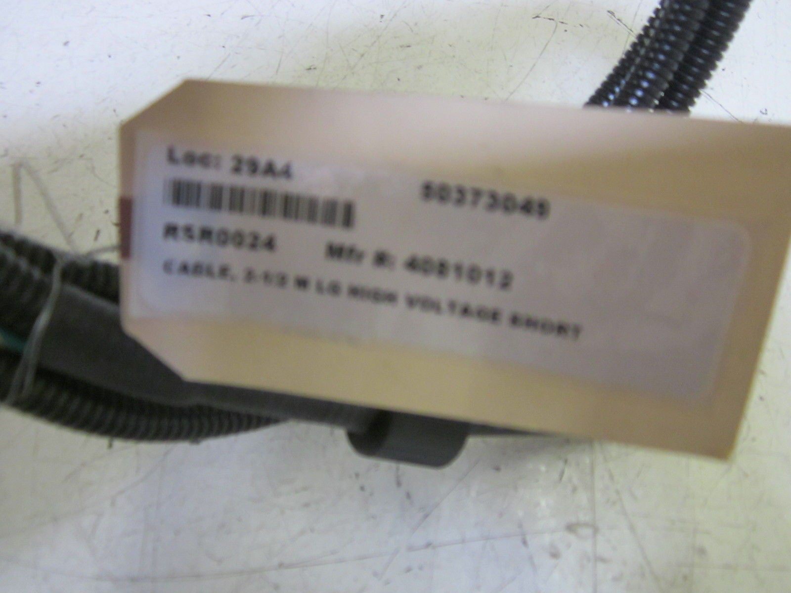 4081012 CABLE, 2-1/2 M LG HIGH VOLTAGE SHORT *NEW NO BOX*