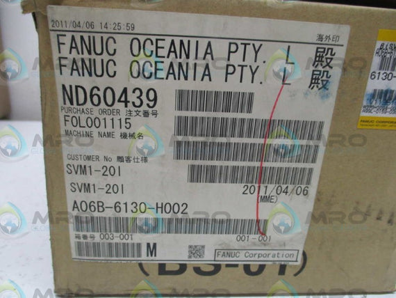 FANUC A06B-6130-H002 SERVO AMPLIFIER * NEW IN BOX *