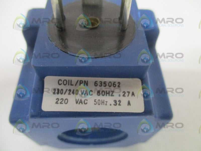 VICKERS 635062 COIL 230/240VAC *NEW NO BOX*