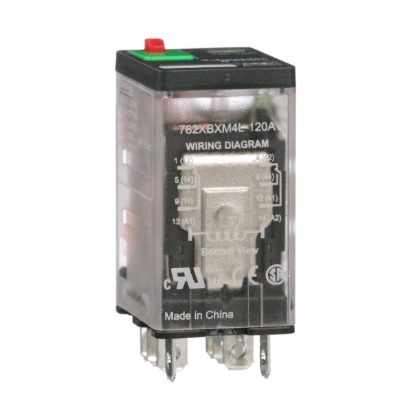 SCHNEIDER ELECTRIC 782XBXM4L-120A 120V (PKG OF 10) NEW IN SCHNEIDER PACKAGE NSMP